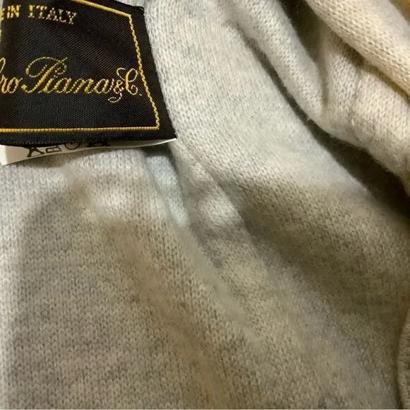 Ing Loro Piana & C.Italy 96 % Cashmere Women’s Custom Made Luxury Overcoat Sz 44